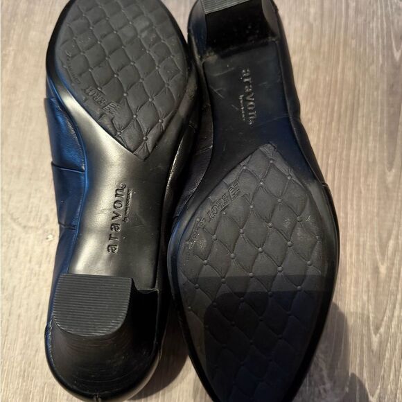 Aravon by New Balance Slip On Casual Block Heel Womens Size 9D Black NWOB - Picture 8 of 11